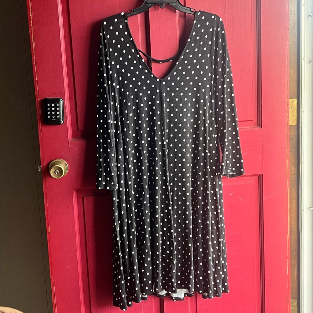 Torrid plus size polka dot dress size 2
